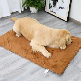 Mats Outdoor Self Heating Pet Pad Heated Mat For Dog Or Cat MultiSize SelfWarming Pet Bed Waterproof And NonSlip For Baby Cats