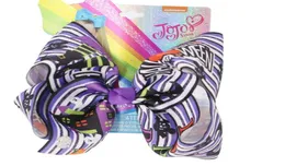 10pcs jojo Swia Hair łuki 8 cali duże łodygi Halloween klipsy butikowe klip z akcesoria wstążki h Grosgrain dla dziewcząt Baby58840811