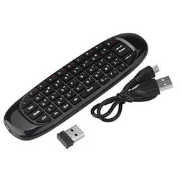 C120 MultiLanguage Version Wireless Air Mouse Keyboard Mouse Somatosensory Gyroscope DoubleSided Remote Control DHL sample1753617