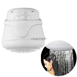 Cabeças de chuveiro do banheiro elétrico para torneira redonda cabeça instantânea aquecedor de água quente alta potência 5400w ajuste de pressão de três velocidades lb88 yq240228