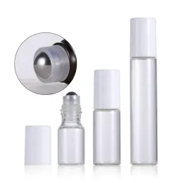 Großhandel 3ml 5 ml 10 ml transparente Bernsteinrolle auf Glasflasche leere Rollenflaschen für ätherische Öle Verpackung ZZ