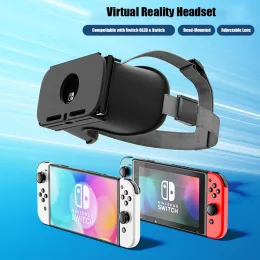 سماعات رأس VR مصممة لوحدة التحكم Nintendo Switch مع تجربة ألعاب الواقع الافتراضية القابلة للتعديل لعلامة LABO VR Glass Headset