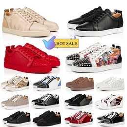 CHRISTAINS LOUBOTINI RED BOTTHMS SCHEDE CASUALE DONNE CASASE SCARPE MOFRI DI LUGO DI LUSSO SCHENI MENS SCARPA PIATTAFICIO SNEAKER DI BIGNO MASCIGLIE FASHIFICA SNUAKER BLAC FNMT