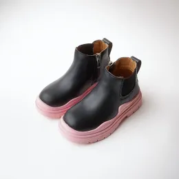 Outdoor 2021 nuovi bambini stivali Chelsea bambini ragazze stivali Martin ragazzi Casual autunno inverno scarpe in PU moda Ins stivali da neve stivali per bambini