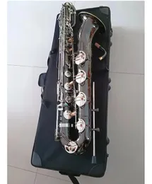 Saxofone barítono sombra baixo a, instrumentos musicais bari sax profissional envio ups