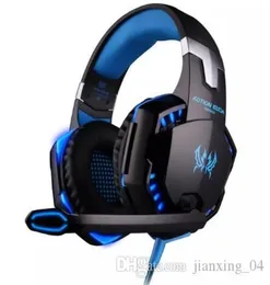 KOTION Varje G2000 Overear Game Gaming Headphone Headset Earphone Weadband med MIC Stereo Bass LED för PC Game9153572