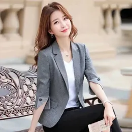 Women's Suits Spring Autumn Korean Version Women Coat Thin Professional Slim Fit Fashion Small Suit Casual Short Windproof Girls