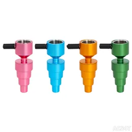 27mm Giunto in metallo Rotondo Narghilè Ciotola Collettore di olio Testa di shisha Scivoli per carbone Bong Ciotole Imbuto Rig Chiodo al quarzo Maschio Femmina Supporto per fumatori di erbe Tubi dell'acqua Narghilè