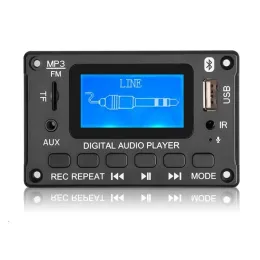 Jogadores MP3 Decoder Board Bluetooth 5.0 Stereo Audio Receiver Player Flac WAV APE Decodificação FM Radio USB TF para amplificador de carro