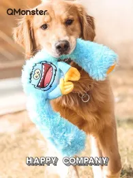 Qmonster Peluche Giocattolo Vocale Palla stridula Pet Giocattolo interattivo per cani Cane Giocattolo da masticare per cani di grossa taglia Il Gorilla Forniture per animali domestici Giocattolo per la dentizione