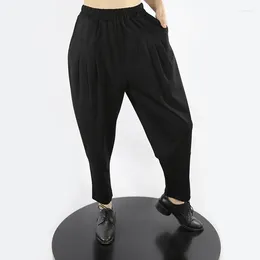 Women's Pants Ladies Harun Spring And Autumn Classic Dark Yamamoto Style Simple Daily Leisure Versatile Loose Radish