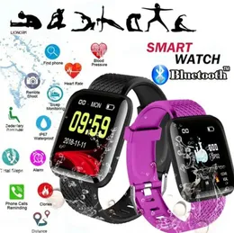 116 Plus Smart Watches Digital Smart Watch Bracelets Fitness Tracker Szegarowe Częstość tętna Krok Monitor Monitor Bandband PK 115 Plus na telefon iPhone Android Telefon