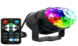 edison2011ミニRGB 3WクリスタルマジックボールLEDステージランプDJ KTVディスコレーザーライトパーティーライトIRリモートコントロールクリスマスP1615072