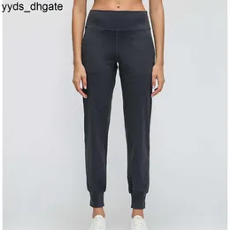 lu lu lu align pant yoga align pant leggings high stretched raxed high-rise Jogger Elastic Waist Fitness JoggingパンツレモンワークアウトGry ll