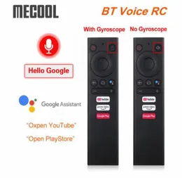 MECOOL BT Voice Remote Control Replacement Luftmus för Android TV -låda MECOOL KM6 KM3 KM1 ATV Google TVBox555103