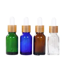 Perfume Bottle 5Ml/10Ml/15Ml Glass Dropper Bottle For Per Mini Portable Empty Cosmetic Clear Vial Drop Delivery Health Beauty Fragranc Dhffj
