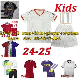 2024 2025 LVP Soccer Jerseys SZOBOSZLAI 24 25 Live.POOL GRAVENBERCH Luis DIaz Arnold M.SALAH THIAGO DIOGO J. Football Kit Shirts VIRGIL Men Kids Uniform DARWIN 3XL 4XL