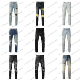 2023New Men Jeans Hole Light Blue Dark gray Italy Brand Man Long Pants Trousers Streetwear denim Skinny Slim Straight Biker Jean for D2 Top quality 28