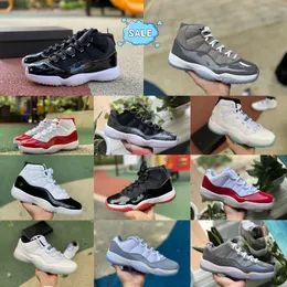 Treinadores Cherry 11 11s High Basketball Shoes Homens Mulheres Jumpmans Jubilee DMP Gratidão Cool Grey Playoffs Breds Space Jam Gamma Blue Concords 45 Low Columbia Sneakers