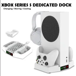 Dostarcza baza wentylatora chłodzenia do kontrolera Serii Xbox Słowa Seria ładowanie Dock GamePad Stand Stand Słuchawki do akcesoriów serii Xbox