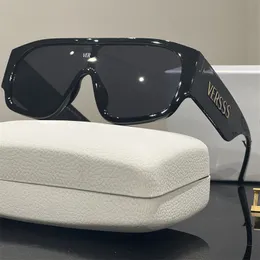 نظارة شمسية مصممة ساخنة للرجال نساء أزياء الشعار الشعار الفاخرة الإطار الكامل مرآة Sunshade Mirror مستقطبة UV400 نظارات حماية مع صندوق
