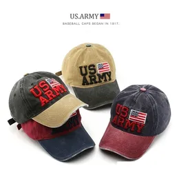 Cappelli a tesa larga Stingy Topi Bisbol Mode Flecplankton Untuk Pria Dan Wanita Surya Katun Hip Hop Retro Bordir Bendera As Uniseks 220618 Drop D Dhnjv