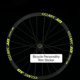 DT MTB Wheel Sticker Road Bike Rim Decals Bredd 20mm Reflective Cycling Stickers 20 24 26 27.5 29 700C Cykeltillbehör 240223