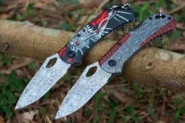 Special Offer A2298 BK Folding Knife 3Cr13Mov 3D Pattern Drop Point Blade Steel Handle Outdoor Camping Hiking Fishing EDC Pocket Knives