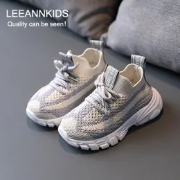 Sneakers Little Boy Girls Children Sneakers Mesh Knited Breathable Eva Soft Sole Baby Toddler 2130 Shoes 16 Years Kids Shoes For Sports