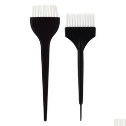 Escovas de cabelo Barbeiro Plástico Coloração Tintura Salão Escova Pente Cabeleireiro Tinting Aplicação Pro Styling Ferramentas Cuidados Drop Delivery Produ Dhnal