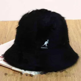 2024 szerokie czapki Brim Hats Hats New Kangol Kangaroo Dome Rabbit Hair Woman Hats Czapki wielokolorowe Cps Fisherman Hat Unisex 11 kolorów Para modele HATS AA220312