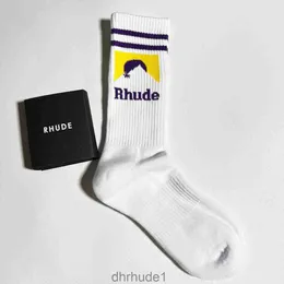 rhude Socks Designer Socks for Mens Womens Luxury High Quality Stockysファッション