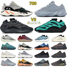 700 Men Women Running Shoes 700S V1 V2 V3 HI-RES Inertia Wave Runner Red Enflame Amber Paded Azure Dark Giow Azael Alvah Mens Mens Sholed