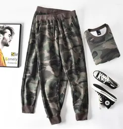 Männer039s Hosen Dicke Warme Herbst Winter AnkleBanded Camouflage Jogginghose Japanische Freizeit Bequeme Lose Enge Track8953960