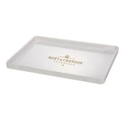 White Plastic Tray Dessert Plate Snack Storage tablet Kitchen plates231K
