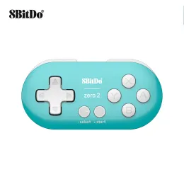 GamePads 8bitdo Zero 2 Bluetooth Gamepad Wireless Game kontroler Nintendo Switch Windows Android MacOS NS OLED Akcesoria gier