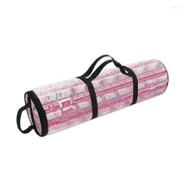 Storage Bags Bird Shelf Christmas Wrapping Paper Bag Durable Underbed Xmas Gift Wrap Organiser Easy Carry Handles Clear