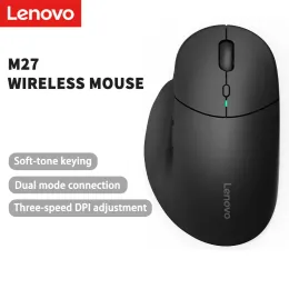 Myszy Lenovo M27 Wireless Bluetooth myszy myszy mysz ergonomiczny projekt prawej myszy