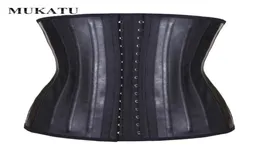 Mukatu LaTex Weist Trainer Corset Belly Slim Belt Body Modeling Strap 25 Steel Boned Cincher Gaine Amincissante 2201157360217