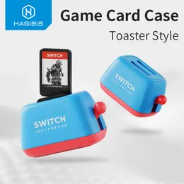 Kommunikationsspielkartenetui für Nintendo Switch Lite/OLED Toaster-Aufbewahrungshalter Niedliche tragbare Kreativitätsschutzhülle