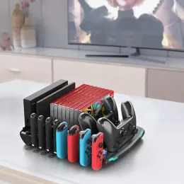 Switch Oleed Oyun Konsolu Joycon Oyun Tutar Sihirbaz Top Koltuk Şarj Disk