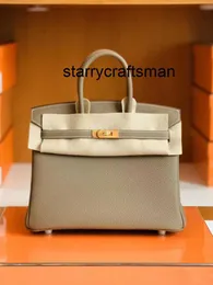 Genuine Leather Handbag l Enjoy Time Adaptation Suitable for Inner Womens Bag Togo Elephant Grey