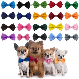 Köpek giyim evcil kedi kolye resmi kravat ayarlanabilir papyon taşınabilir yaka aksesuarları küçük orta ve