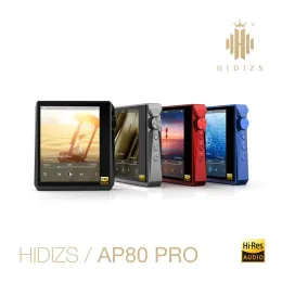 Leitor de música Hidizs AP80PRO HiFi dual ESS9218 MP3 Bluetooth com tela sensível ao toque portátil FLAC LDAC USB DAC DSD 64/128 FM Rádio DAP