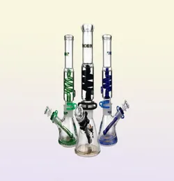 phoenix glass beaker bong Glycerin zable Coil Tube bongs heady glass bong water pipe build a bubbler hookah smoking glass pipe6495865