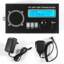 Radio 5w10w Max Usdx 8 Band Sdr All Mode Usb, Lsb, Cw, Am, Fm Hf Ssb Qrp Transceiver Qcxssb with Battery