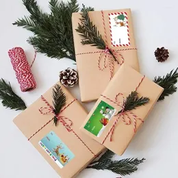 Gift Wrap 500PCS Christmas Snowman Adhesive Labels Stickers Decor Paper Scrapbooking Seal