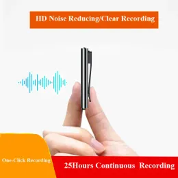 Spelare Mini Voice Recorder med klipp 25 timmar 8 GB 16 GB 32 GB Timestamp Small Activated USB Flash Drive Record Pen Ditachphone Mp3 Player