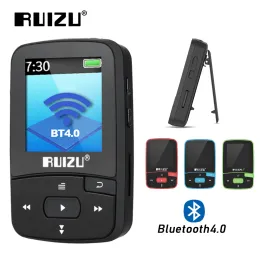 Oyuncular Ruizu X50 8GB 1.5 "MP3 MP4 Oyuncu Hifi Kayıpsız Ses Bluetooth Müzik Oyuncu Pedometresi FM Radyo Kayıt E -Kitap Zaman Takvimi