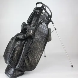 黒いワニのゴルフバッグは、片方のショルダーバッグの多機能水分カバー透明なカスタマイズ可能なLet2401を傾けることができます